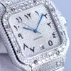 Överst Carteers Diamond Watches Mens Watches Swiss Process Automatisk mekanisk rörelse 40mm resetid Stabilitet Swarovski Waterproof 100m ZC