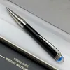 Promotion - Luxury Blue Crystal Star Rollerball pen Ballpoint pen Fountain pens Writing office school supplies With Serial number