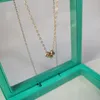 Girocolli vera collana in oro 14 carati riempito di perline girocollo pendenti fatti a mano Collier Femme Kolye Collares gioielli BohoGirocolli Elle22