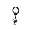 Leghielier Black Black Animal Scorpion Orecchini a cerchio per donne uomini in acciaio inossidabile Retro Gothic Oread Gioielli Regalo Punk Punk Earri