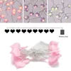 Strings Ins Fashion LED String Light Lamp Heart Shape Room Fairy Romantic Garden Christmas Wedding Party DecorationLED