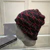 Lettre Plaid laine chapeau doux chaud tricoté chapeau élastique décontracté Sport bonnets femmes hommes automne hiver crâne casquette