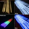 Cordes Meteor Shower Rain Lights 30CM 50CM Étanche Décoration De Noël Lumière Chute Chaîne Pour La Fête De Noël D30LED LEDLED LED