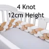 4 fili treccia treccia per neonati per bambini Bumper Bumper Nursery Cradle Baby Bianchetta per bambini Protettore per cucciola di 12 cm e 15 cm 220526