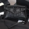 7A+ Top-Designerin Luxus Womens Bag Klassische Mode Schaffell Markennamen One-Shoulder Messenger Alte Silberkette Large-Kapazität Wolkenbeutelhandtaschen Handtaschen