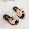 Children Girls Slippers Summer Kids Flip Flop Shoes Sandals Fashion Bow Home Slippers Shoes Soft Bottom Girls Sandals G220418