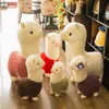 28cm/38cm yeni alpaca peluş oyuncak 6 renk sevimli hayvan bebek yumuşak ev ofis dekor çocuk kız doğum günü hediyesi