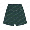 22ss Mens Designer Shorts Carta Bordado Jacquard Tecido Primavera Verão Homens Webbing Calça Casual Carta Calças Verde Khaki Xinxinbuy M-2XL