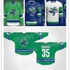 Ceomitness Johnny Canuck Ahl 2021 Custom Hockey Jersey Любое число и название Mens Womens Youth