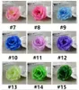 8CM 22Colors Silk Rose Artificial Flower Heads High Quality Diy Flower For Wedding Arts Wall Arch Bouquet Decoration Flowers