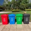 50 litri di immondizia per rifiuti di riciclaggio della spazzatura in plastica con coperchio
