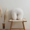 Poduszka/poduszka dekoracyjna miękka pluszowa na sofę fotela krzesła kawaii cudowna litera
