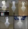 Pendant Lamps Crystal Chandelier Led Ceiling Light Fixture Modern Lustres Lighting Long K9 Crystals Lamp For StairsPendant