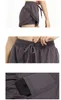 Lu-2028 Womens Yoga Roupfits High Shorts Execução de Calças Curtas Adultas Fitness Wear Girls Elastic Pants Sportswear Prevenir