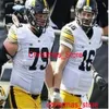 Custom Iowa Hawkeyes Football College costurou Jersey Deuce Hogan Julius Brents Gavin Williams Tyler Elsbury Jack Campbell