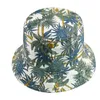 Summer Women Party Hat Double-sided Wearing Cap Cherry Rose Sunflowers Sun Fisherman Hats GWE13896