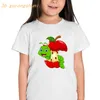 أطفال tirt for t-shirt boys red apple kid clothing clothing clother girl kawaii print print tee tee
