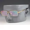Moda carti luksusowe fajne okulary przeciwsłoneczne projektant projektant mężczyzna mężczyzna rama tytanowy kwadrat Komputer Ochrona okularów przed niebieską światłem optycznym Kobiety