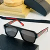 Gafas de sol de aviación retro clásicas Symbole spr22y Templos de lujo amarillo púrpura Mujeres Hombres forma de vuelo Marco de gran tamaño Diseñador triángulo logo Tonos 70s Gafas