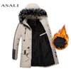 Nuova giacca invernale da uomo 15 gradi addensare caldo uomo parka con cappuccio in pile giacche da uomo outwear cotone cappotto parka jaqueta masculina t200102