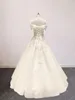 Nyaste A Line Wedding Dress 2022 Crystal Lace Pärled Bridal Collection Set Wedding Bowns Plus Size