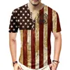 Custom Fashion Spring Sommer Diy T -Shirt Männer Schädel Vintage 3D bedruckte Kleidung übergroß