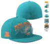 2022 Męskie baseball dopasowane czapki moda Hip Hop Football Sport On Field Pełna zamknięta konstrukcja Caps Fan's Mix Size 7-8 Caps H7