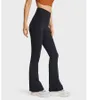 Kvinnor yoga blossade breda sportbyxor med solida färg höfter dans damer gym leggings runw6o1w6o1