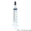 100 sets / lot Dispensing Syringes 10cc 10ml Plastic with tip cap