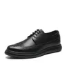 Echtes Leder Kleid Männer Schuhe Lace Up Männer Oxfords Business Hochzeit Formale Wohnungen Schuhe Für Männer Y200420