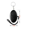 130 dB Eierform Selbstverteidigung Alarm Schlüsselbund Anhänger personalisieren Flash Light persönliche Safety Schlüsselkette Charm Car Keyring
