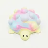 New 3D Tortoise Fidget Toys Kneading Press Lnteractive Desktop Puzzle Silicone Decompression Toy Gifts