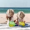 23*20cm أطفال تمساح حقيبة شاطئ شاطئ أكياس كبيرة أكياس قذائف ثلاثية الأبعاد حقيبة صدف شبكة صدف