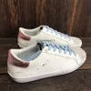 İtalya Marka Sneaker Super Star Kadın Ayakkabı Leopar Baskı Pembe-Gold Glitter Klasik Beyaz Yapmak