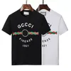 Luxury Men T Shirt Summer Designer z krótkim rękawem T koszule Kobiety senior litera g Wysoka jakość bawełny M3XL Classic 6 rodzajów C9936221