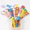 10pcs mignon multicolore en bois sifflonnets pour enfants fête d'anniversaire Favors décoration baby shower noue maker toys sacs sacs pinata cadeaux 24196180