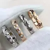 2023 S Sterling Sier Diamond Band Rings for Women Shining Crystal Stone Designer Ring Wedding Jewelry No Box