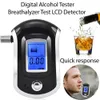 Misuratori di concentrazione Digital Breath Alcohol Tester Mini Professional Police AT6000 Alcol Meter vino Analizzatore di guida in stato di ebbrezza Schermo LCD