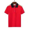 Mens Red Polo Shirt Designer Man Horse T Shirts Casual Men Golf Summer Polos Pure Cotton High Street Trend Tees Asian Size M-XXXL