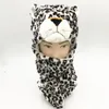 Berets Children's Winter Cute Toys Hat Scarf Gloves 3 In 1 Kids Animal Pluche Capberets Wend22