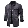 spring and autumn mens denim jacket trend fashion jacket casual wholesale washed cotton denim jacket 220816