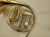Nuovo corno francese B/F 4 Key Gold Double Row Brass Body Professional Musical Strument con custodia