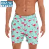 Mäns tryckt lös maritim surfing simning shorts fitness träning tröjor sommar snabbtorkande blommor strandbyxor 220627