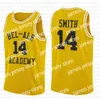 Nouveau film 34 Jesus Shuttles-worth Ray Allen Lincoln 14 Will Smith 25 Carlton Banks Basketball Jersey Love 22 MCCall NCAA BLUE ADWEFGV