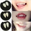 Одна пара экологически чистые смолы вампиры зубные зубные зубные протезы Хэллоуин Костюмированные протезы.