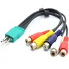 Linie kablowe AV dla Samsung LCD TV 3.5mm 2,5 mm do 5 RCA Audio i Video Cables Signal Line