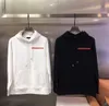Designerskie bluzy męskie parę w tym samym stylu czarno -białym hoodiessxx