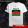 T-shirt da uomo keniota della Repubblica del Kenya Maglia personalizzata gratuita Nome fai da te Numero 100 T-shirt da uomo in cotone da donna allentata 220616