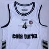 #4 Allen Iverson Besita cos Turka baskettröjor Mens 100% dubbel sömnad av högkvalitativ XS-6XL Vest Jerseys Vest Shirt