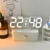 Настенные часы цифровые будильники Стерео календарь Электронный дисплей.